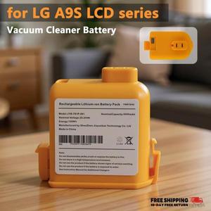 호환LG A9S LCD 무선 진공 청소기 배터리 교체용 5000mAh 리튬 이온 팩 호환 O9884GE EAC63382216