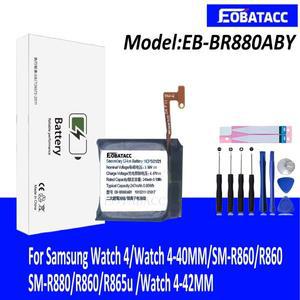 갤럭시워치 케이스2025년 배터리 EB-BR880ABY 갤럭시 호환 시계 4 40mm/42mm R865U R870 SM-R875U + 도구