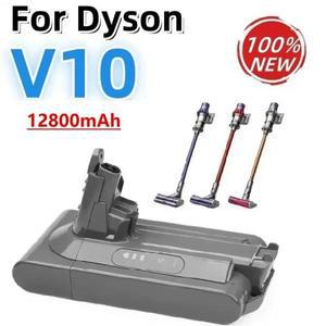 2025 새로운 개선된 100% 리튬 교체 배터리, 25.2V, 12800mAh, Dyson Cyclone V10 Absolute SV12 V10 진공