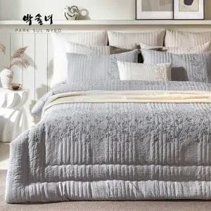 (SS)박술녀 통피그먼트 자수 차렵침구 풀세트(초연)