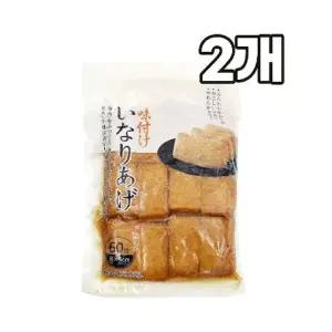 마츠다 유부 60P x 2개 사각 조미 유부 일식 업소용 대용량
