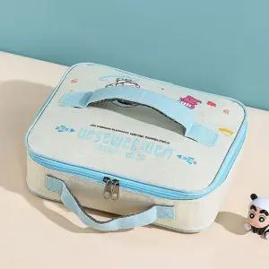 도시락 가방 보온 가방 사각형 블루 (WFK84AM)