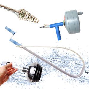 스프링청소기 뚫어뻥 만능 관통기 피스톤압축기 소통기 싱크대 하수구 배수구 변기 씽크대 배관 변기막힘