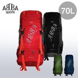 [아바][ABBA] 아바 프리미엄 등산배낭 70L 레인커버 실속형 아웃도어/레져/등산가방/캠핑/백팩/등산/낚시