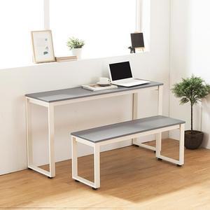 e스마트 스틸 2인용식탁 1200x400사각다리