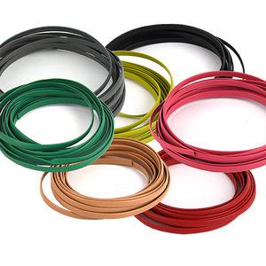 천연가죽 폴딩 레이스끈 3MM 2YD(180cm) 24종 모음