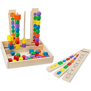 순서 연습 구슬탑(Melissa & Doug Bead Sequencing Set)