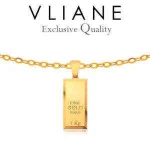 18K 골드바 남자 목걸이