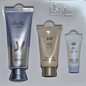 산심 명윤수 선크림(케이스X)+명윤수크림8ml+정클렌징폼31g기획+(청안상8ml 2개)