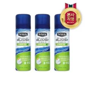 쉬크 쉐이브가드 센서티브 라임폼 220ml X 3개