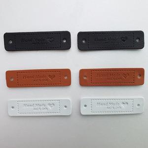 하트 핸드메이드(10개),가방소품,장식소품,handmade,가방라벨,뜨개실
