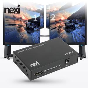 넥시 (NX1297) 4K 1:4 HDMI 분배기 NX-4K0104SP-60C