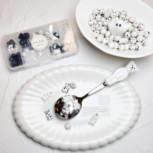 비즈 키링 만들기 세트 DIY 비즈공예 재료 부자재 열쇠고리 체커보드 키트 리꾸리꾸