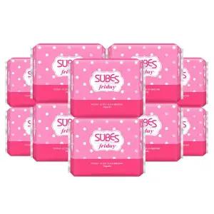 [보리보리/슈베스]슈베스 생리대 프라이데이 울트라슬림 중형 14p x10팩