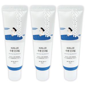 라운드랩 자작나무 수분 선크림 50ml 3개