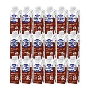 [롯데웰푸드]이지프로틴 당제로 초코 드링크 250ml X18개