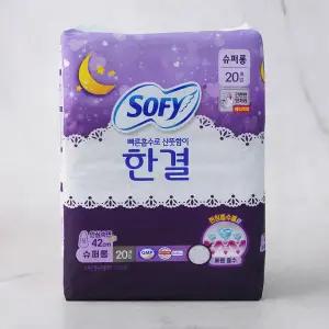 LG 쏘피 한결 안심숙면 생리대 슈퍼롱 20p