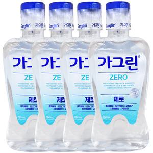 가그린 제로 750ml 4개