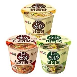 [농심(주)]후루룩 쌀국수 미역국 4개  + 소고기장국 4개 + 닭곰탕 4개/총12개