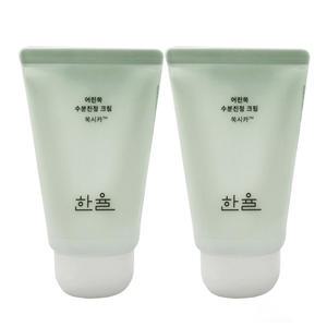 한율 어린쑥 수분진정 크림 55ml + 55ml 증 정 a1