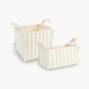 little life 스티치 바스켓 M/L 누빔바구니/정리함/보관함