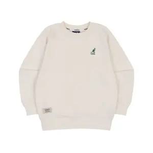 [캉골키즈]클럽 로고 스 셔츠 QC 0002 오프 화이트