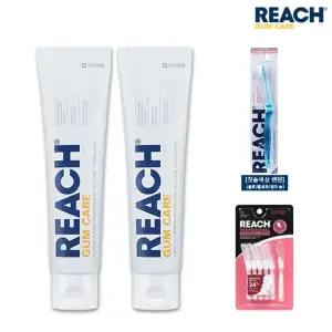 리치 검케어 잇몸 전문 치약 140g x2개 +센서티브 소프트 칫솔 x1개 + 치간칫솔 10입 MICRO TIGHT) x1개