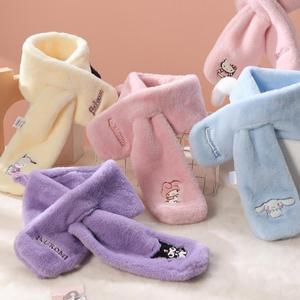 [산리오] 목도리 머플러 마이멜로디 쿠로미 시나모롤 어린이 방한용품