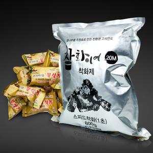 연기적은 착화제 600g 캠핑 바비큐 난로 불멍 캠파