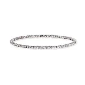[도로시]14k 18k 모이사나이트 테니스 팔찌 (2mm/2.5mm)