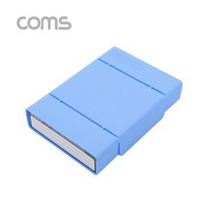 Coms HDD 케이스 3.5형 Blue 보관 케이스