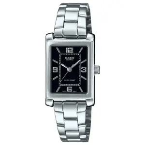 CASIO 카시오 LTP-1234DD-1A 여성 메탈 손목시계 블랙