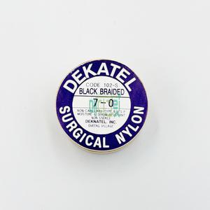 블랙 롤 나일론 7/0 1개입 / 데카텔 나이론 Dekatel Surgical Nylon 비멸균 봉합사 나일론봉합사