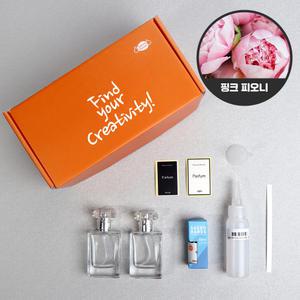 새로핸즈 베이직 퍼퓨머리 향수 핑크 피오니 향 30ml x2개 만들기 KIT DIY키트