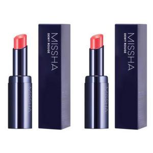 미샤 듀이 루즈 촉촉 광택 멜팅 립스틱 돌리 코랄 X2