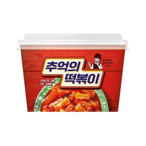 추억의 떡볶이 매콤달콤 즉석컵용기 300g x 15개