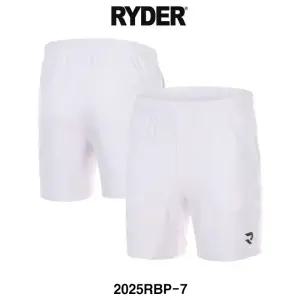라이더 배드민턴 하의 4부 기획 반바지 화이트 2025RBP-7 남성 여성 남녀공용