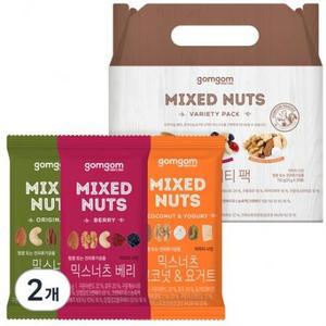 곰곰 믹스너츠 버라이어티 팩, 750g, 2개 one option