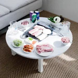 파로마 홈즈 베니 가정용 거실 원형 불판테이블 HSD154