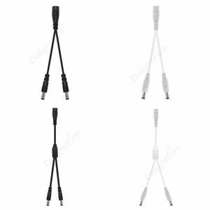 LED 스트립 전원 어댑터 CCTV 카메라용 암 수 Y 케이블 잭 커넥터 DC 1-2 3 5 웨이 분배기 5.5mm