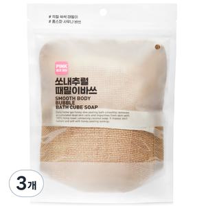 쏘내추럴 때밀이바쓰 샤워 바디클렌저 바디스크럽 160g 3개