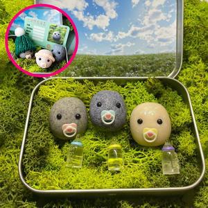 [기타]커스텀 반려 돌멩이 맹구돌 애완돌 돌키우기 애완 돌맹이 돌하르방 애완용돌 키우기 돌 위로