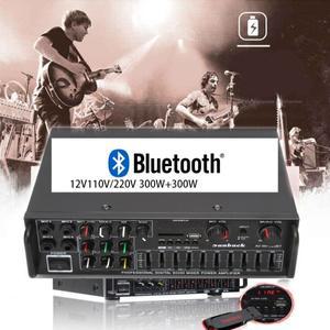 고음질KYYSLB -MP326BT 고전력 2.0 블루투스 홈 앰프 노래방 OK EQ 밸런스드 자동차 300W  2 110V 220V 12V