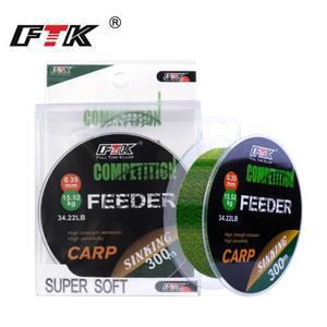 카본줄 FTK 3D 보이지 않는 잉어 낚싯줄 나일론 초강력 모노필라멘트 탄화플루오르 인장 스폿 라인 150m 300m
