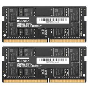 KLEVV DDR4 64GB (2x32GB) 3200MHz CL22 1.2V SODIMM Laptop Ram Memory SK Hynix Chip (KD4BGSA80-32N220D)