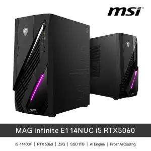 MSI MAG 인피니트 E1 14NUC i5 RTX5060 (32GB, M.2 1TB)