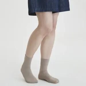 JAJU 여 모달 무압박 단목 양말 3족 BEIGE / BLACK