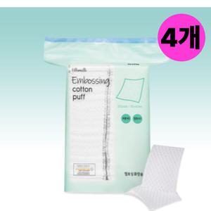 필리밀리 엠보싱 화장 솜 순면 클렌징 닦토 220입 X 4