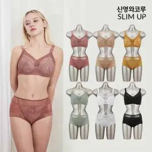 [신영와코루] 슬림업 퍼펙트커버 브라팬티 12종_C46