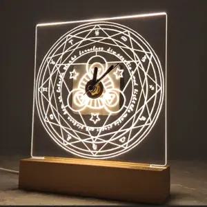 무드등 아크릴 시계형 DIY 만들기 키트 수유등 수면등 교육용 LED